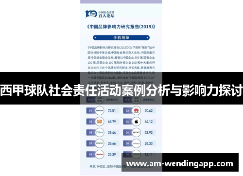 西甲球队社会责任活动案例分析与影响力探讨