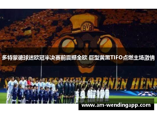 多特蒙德球迷欧冠半决赛前震撼全欧 巨型黄黑TIFO点燃主场激情